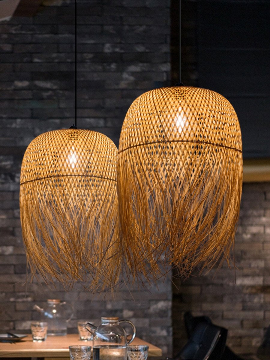Светильник Bamboo_Rattan_Lamp