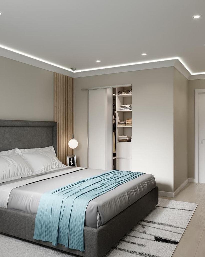 Потолок в спальне