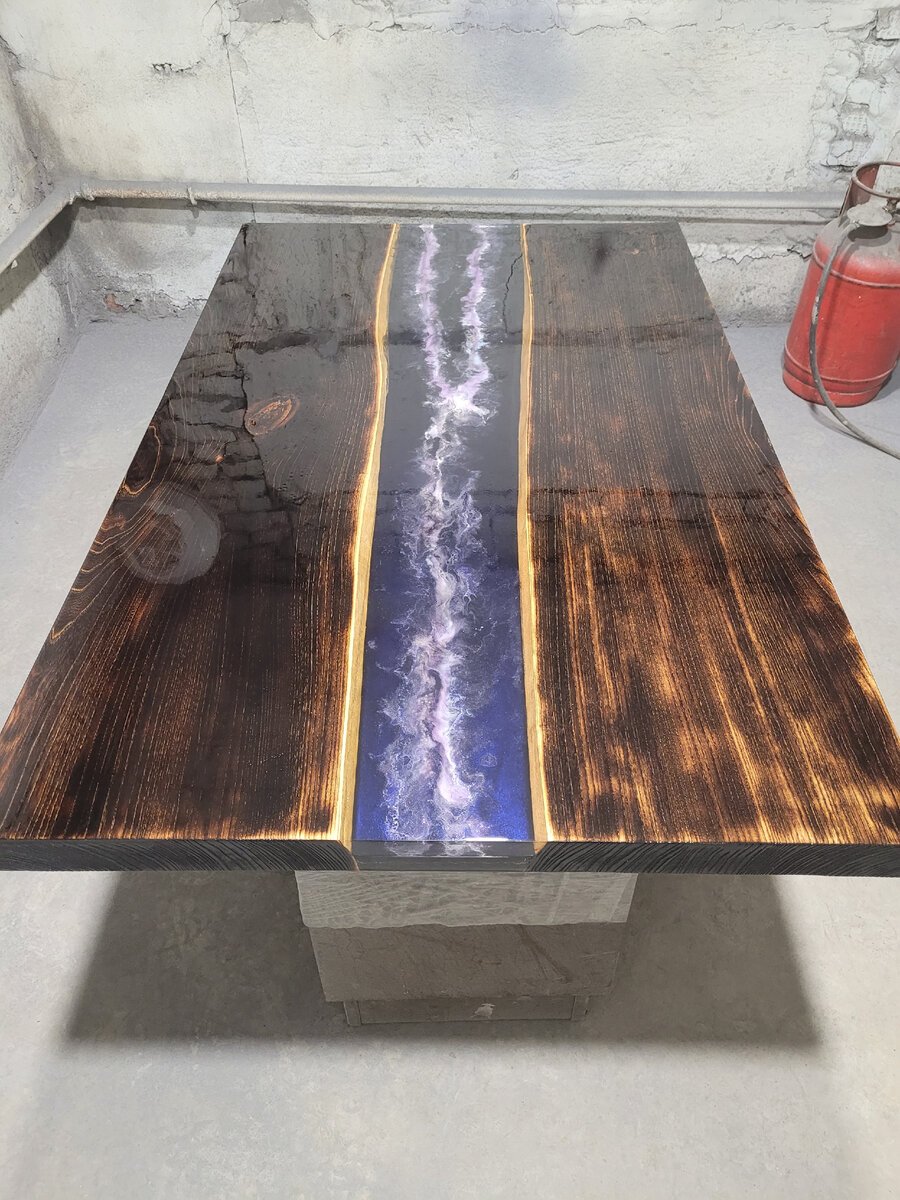 Стол слэб лава