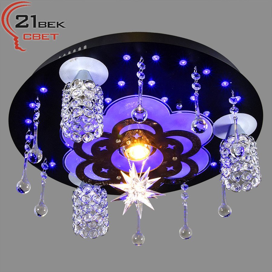 Люстра Garlen с пультом 3052-8+1 Chrome