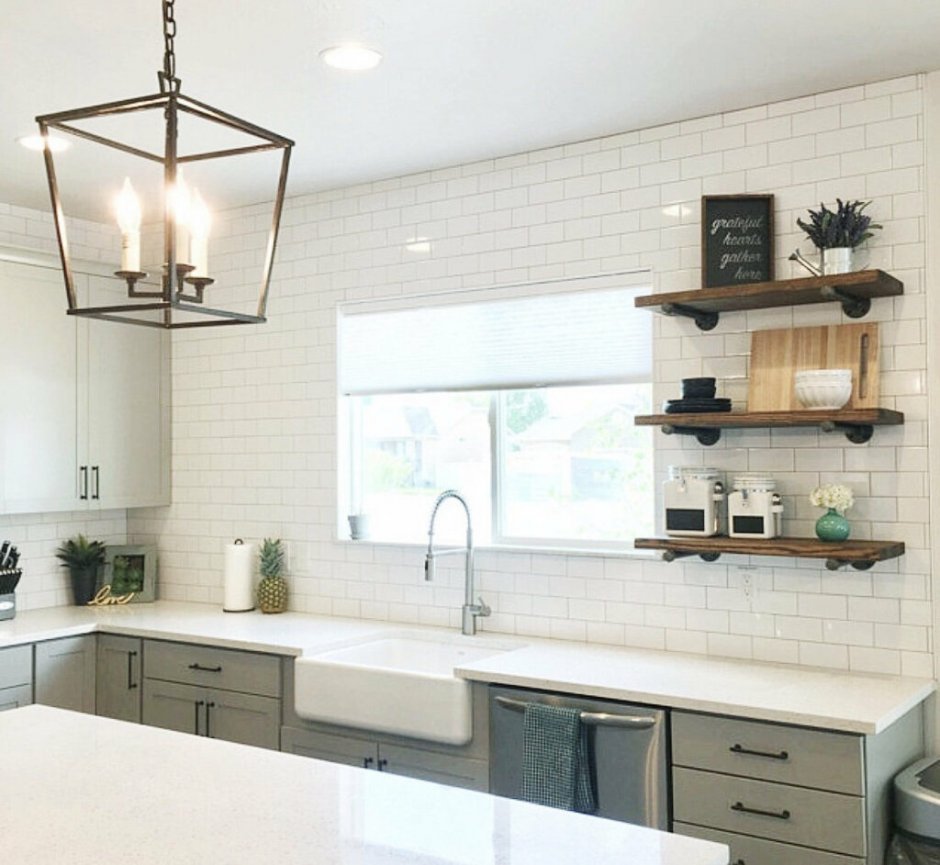 Фартук для кухни без навесных шкафов