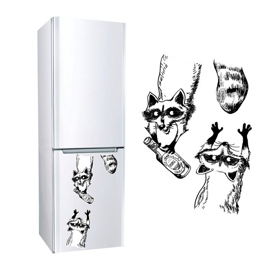Классные наклейки на холодильник