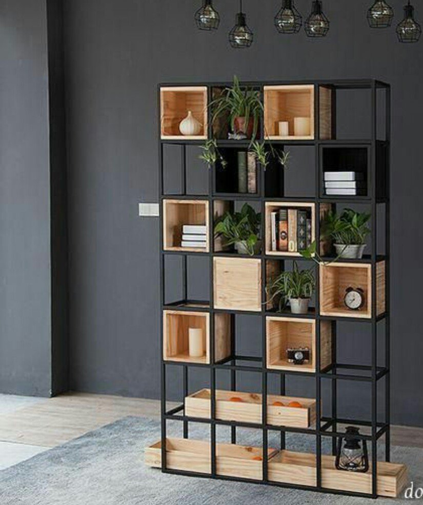 Стеллаж лофт + Сканди