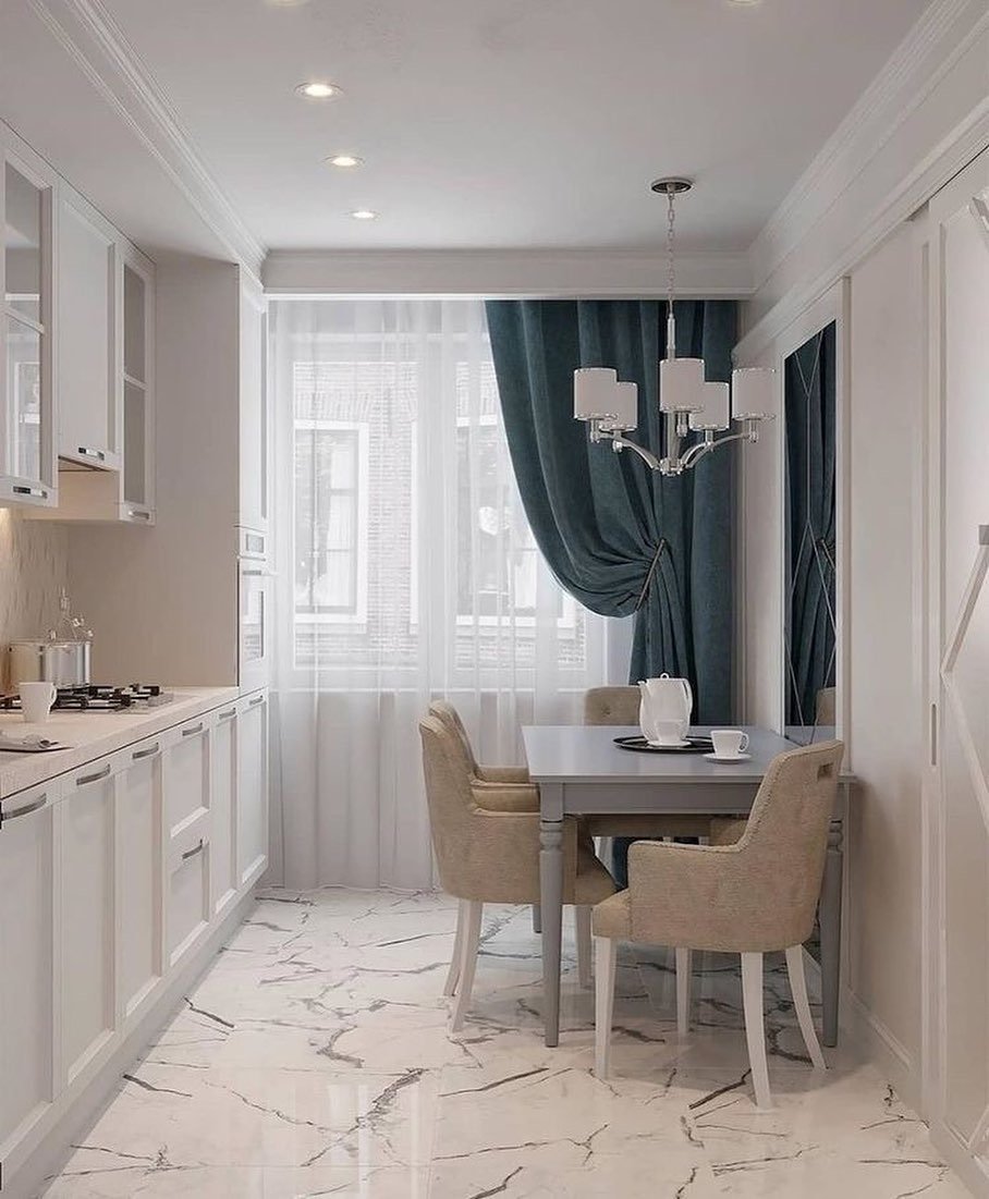 Интерьер кухни 11м2