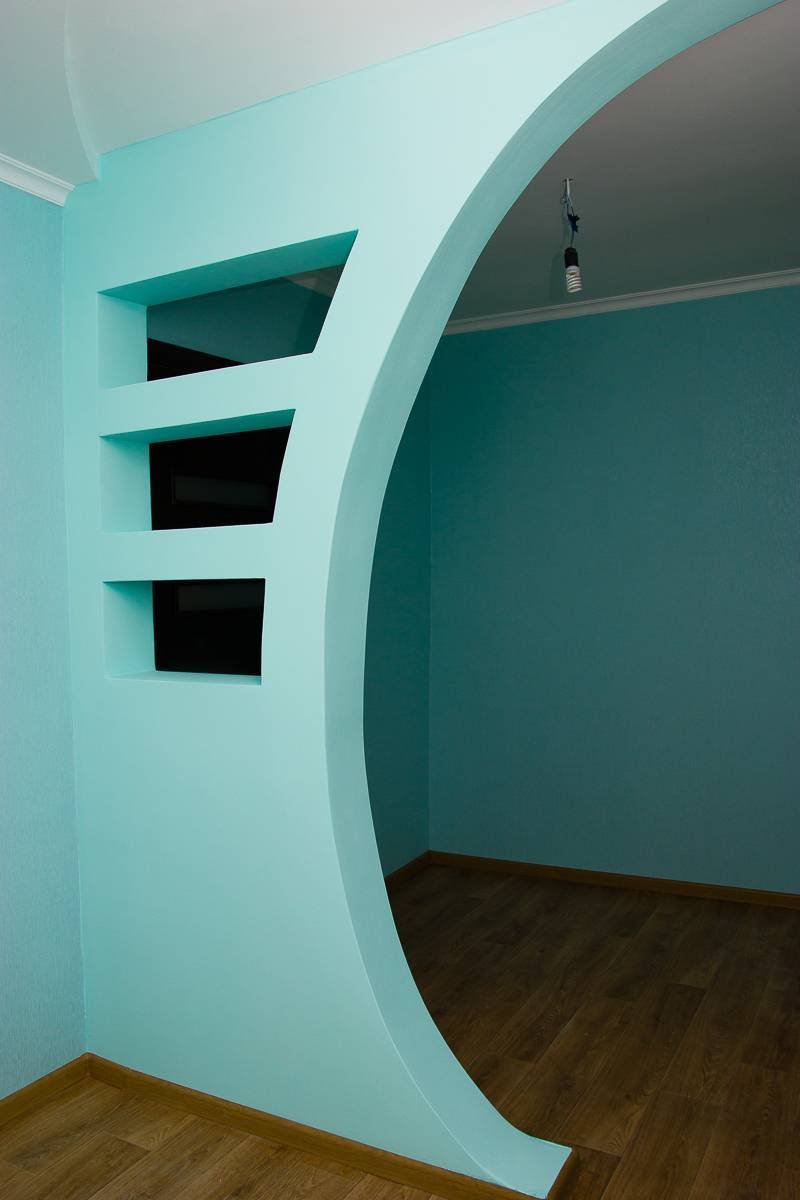 Арочные перегородки из гипсокартона