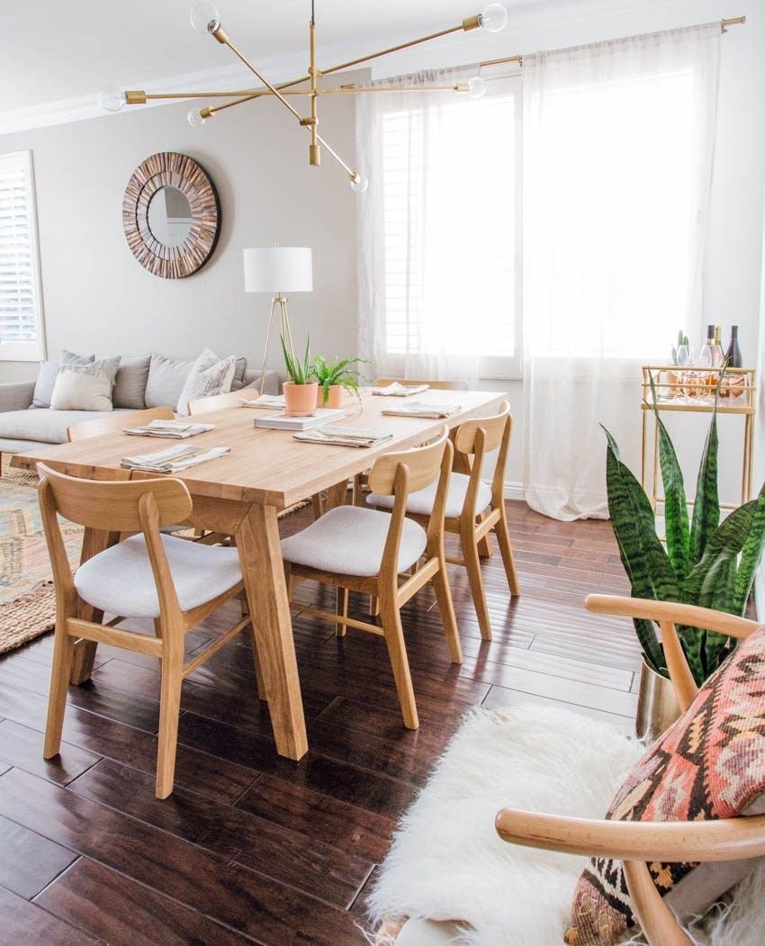 Обеденный стол в стиле Сканди