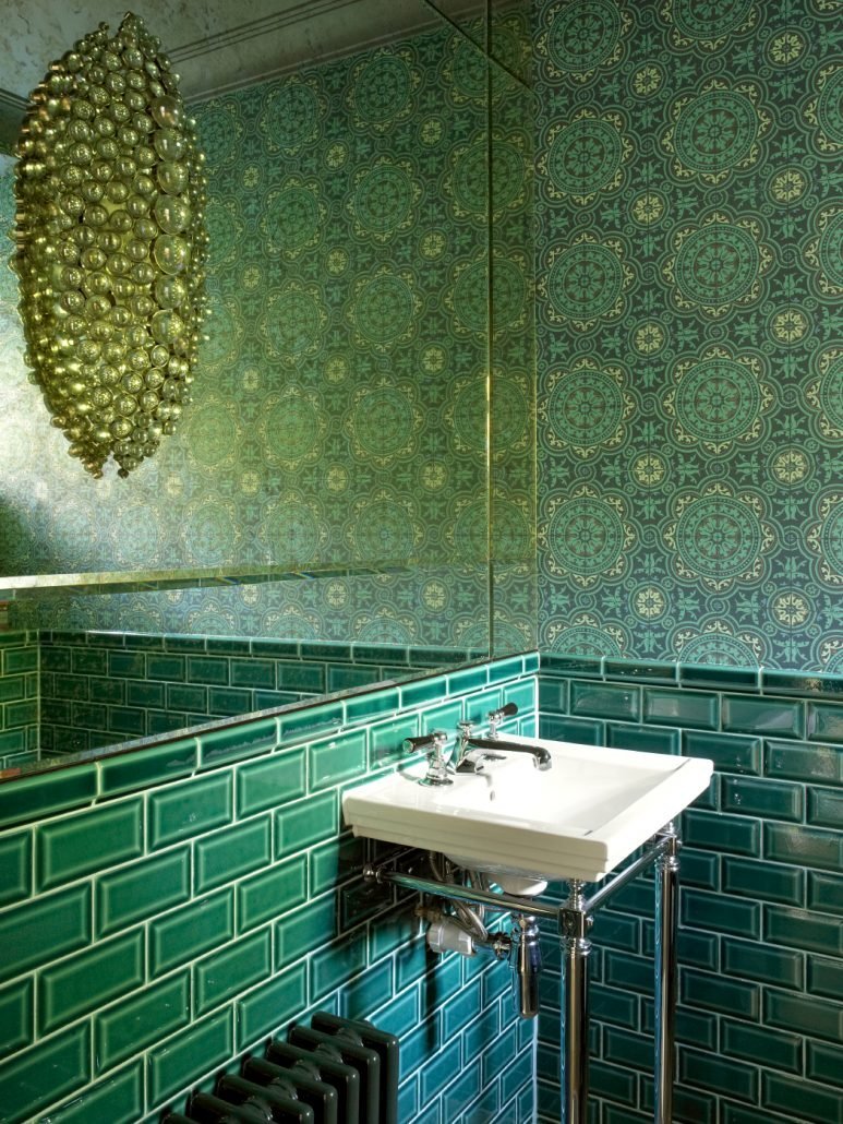 Плитка малахит изумруд