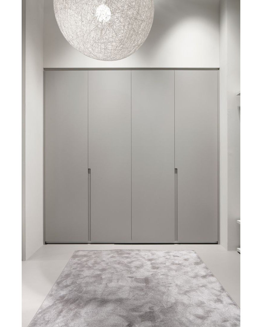 Шкаф купе в серо-голубых тонах