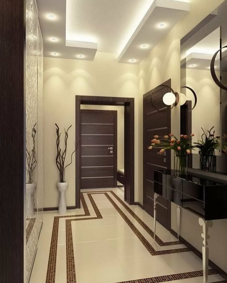 Квадратная прихожая дизайн интерьера