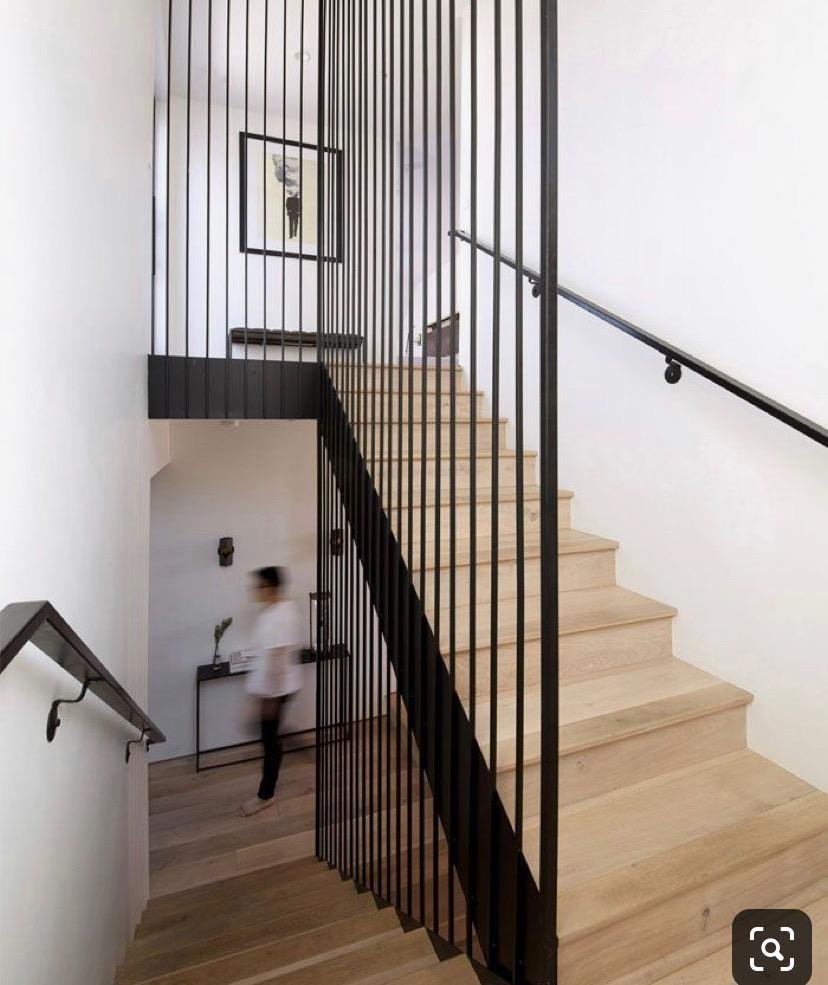 Ограждения лестницы в доме