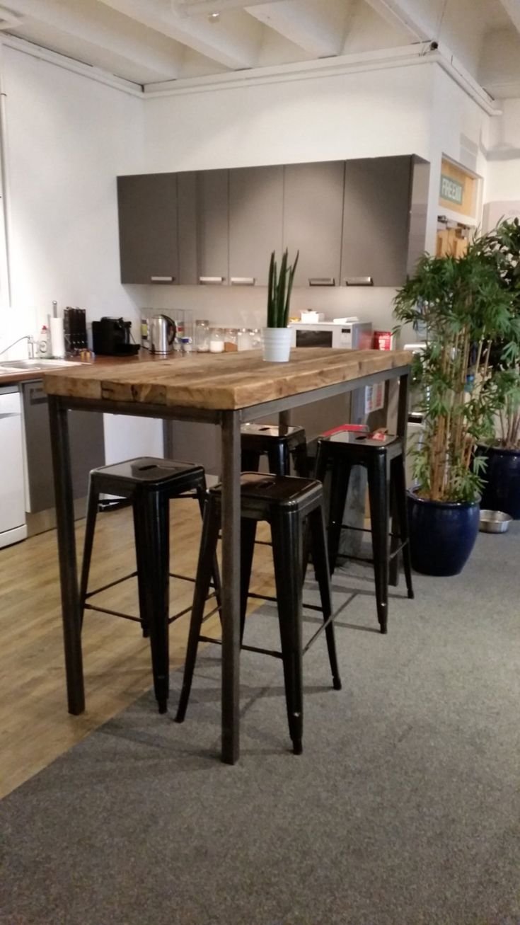 Стол барный лофт высокий