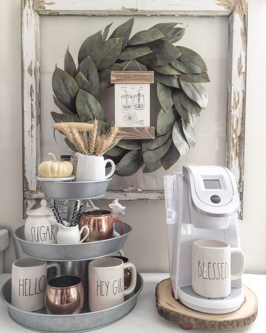 Уголок для чаепития на кухне