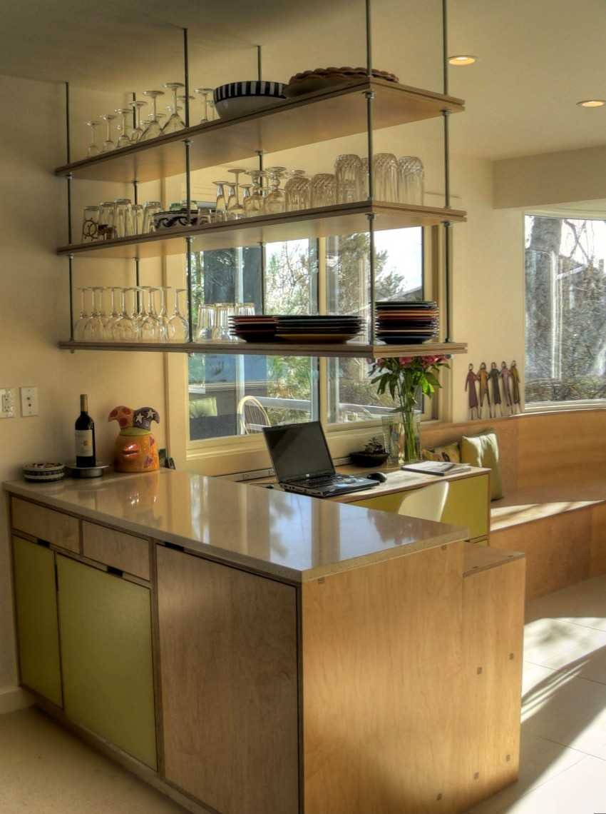 Полка боковая круглая барная для трубы d50