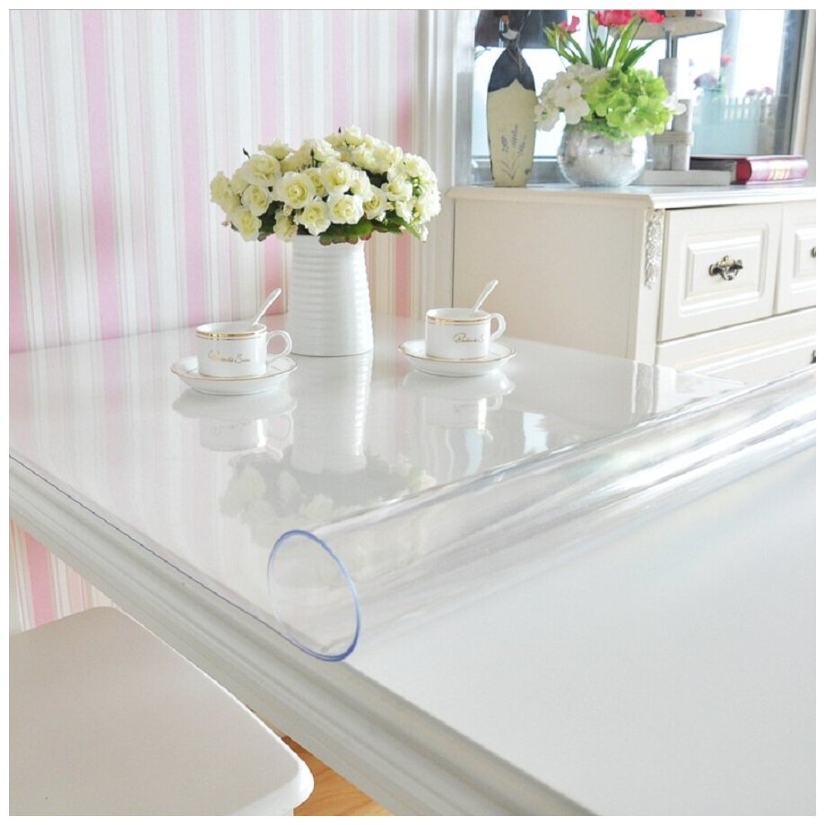 Прозрачная скатерть "мягкое стекло 3в1"