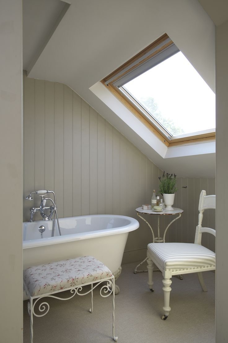 Санузел в мансарде