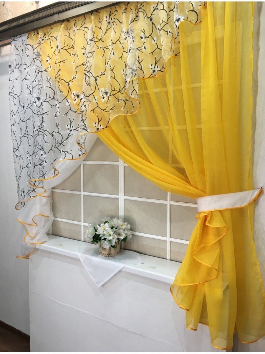 Тюль на кухню