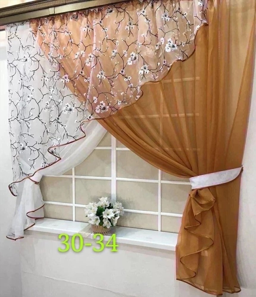 Шторы на кухонное окно