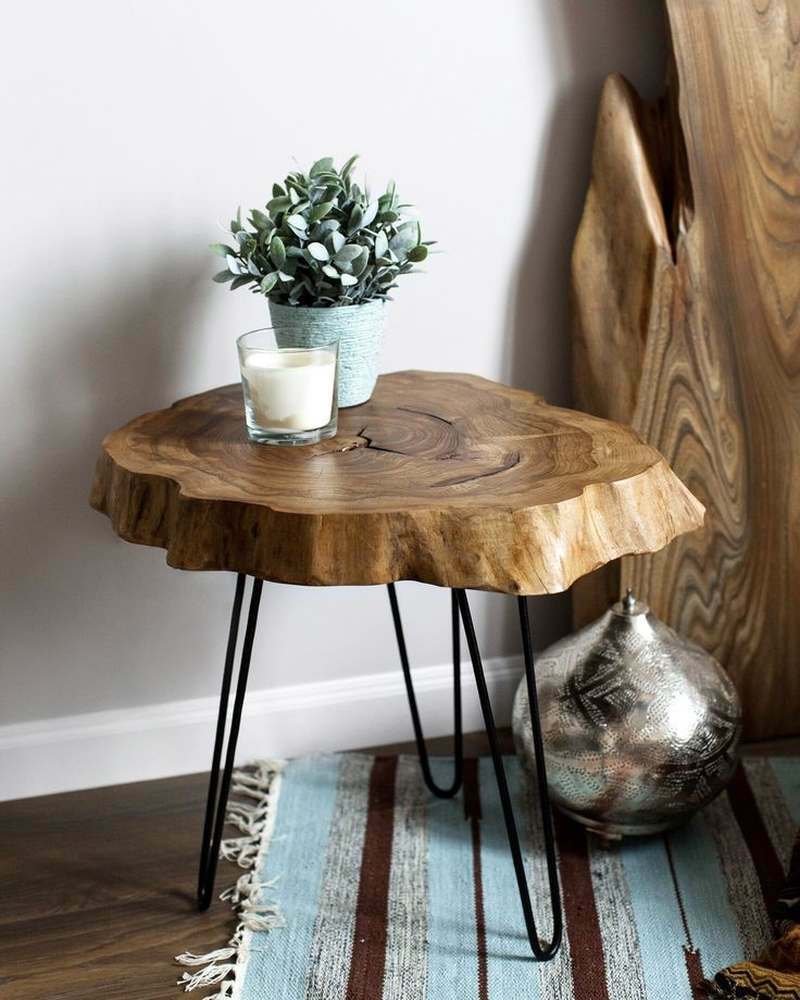 Столик из спила