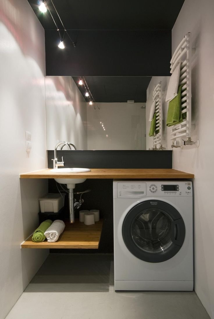 Стиральная и сушильная машина под раковиной