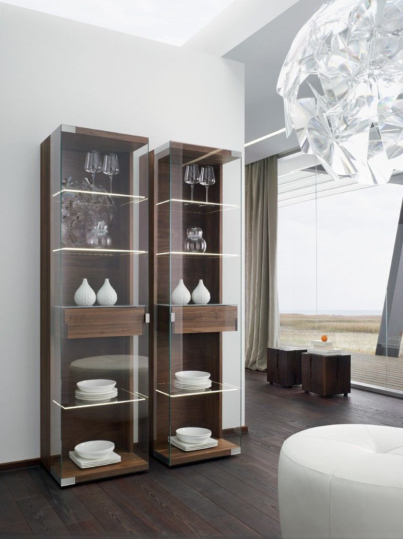 Шкаф витрина Модерн