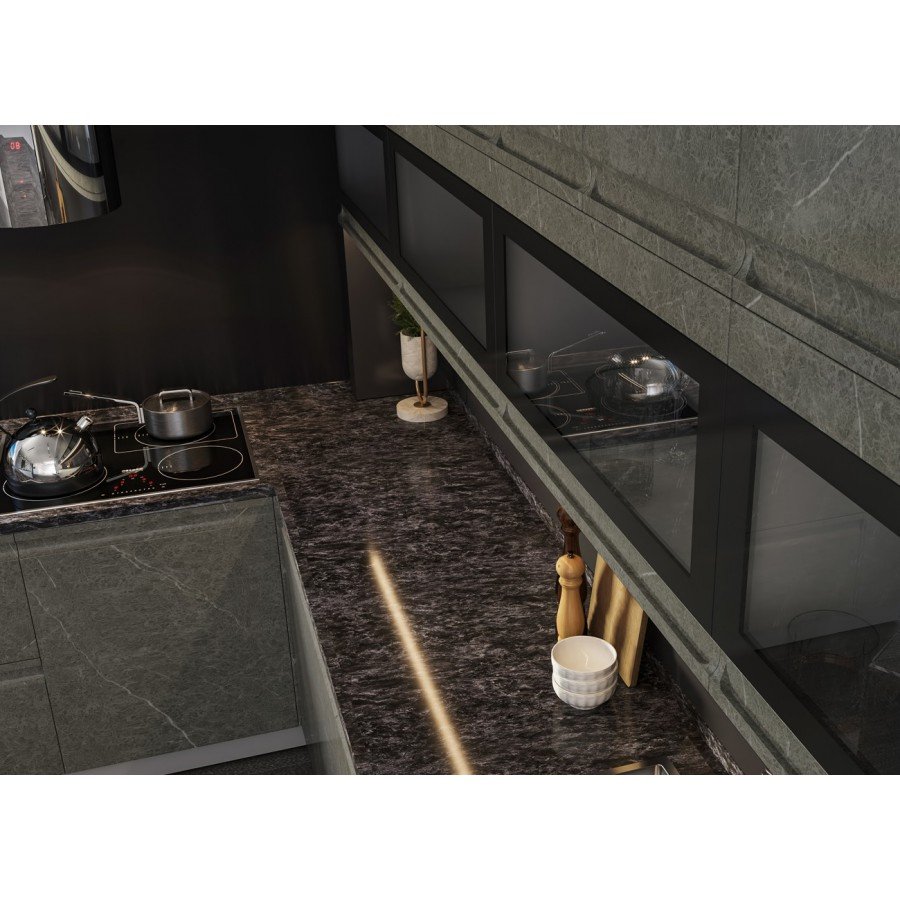 Кухонный гарнитур Монца мрамор Арктик