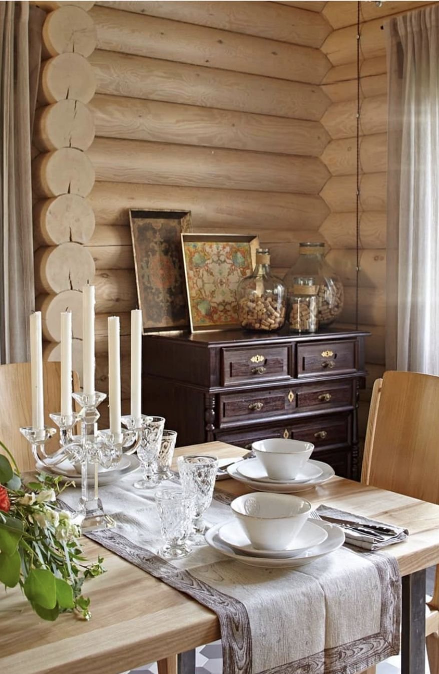 Кухни вдеревяннгм доме