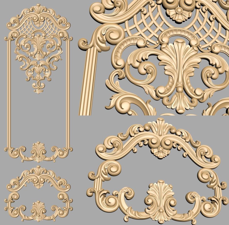 3д модели STL для ЧПУ мебель