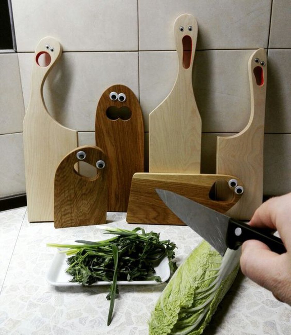 Креативные разделочные доски из дерева