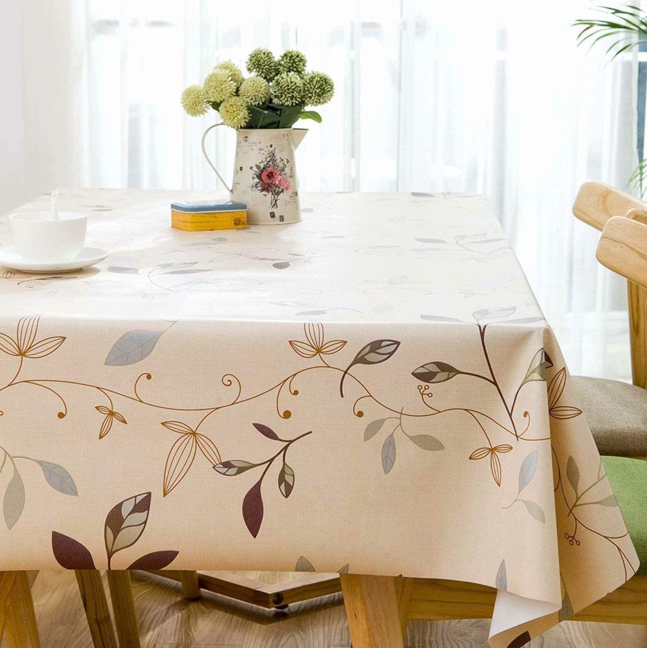 Клеенка на кухню вместо обоев