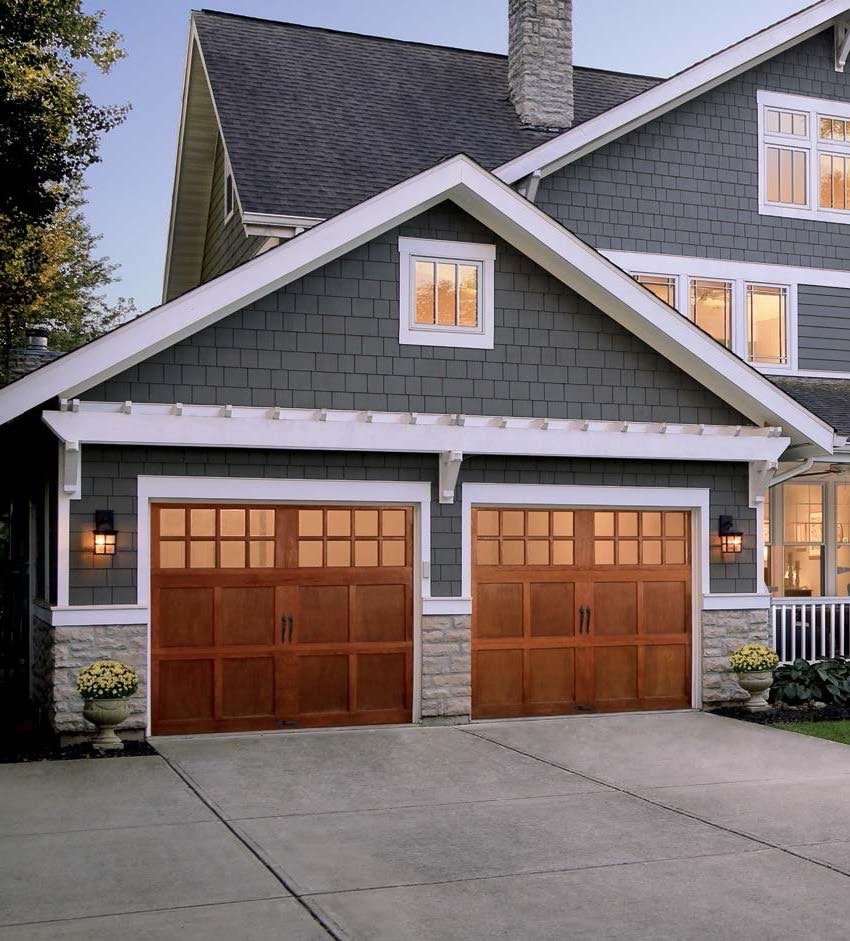 Красивый гараж снаружи