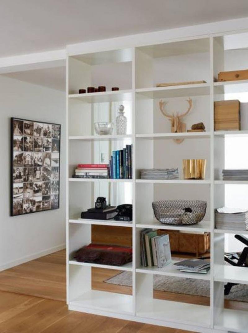 Межкомнатная перегородка стеллаж