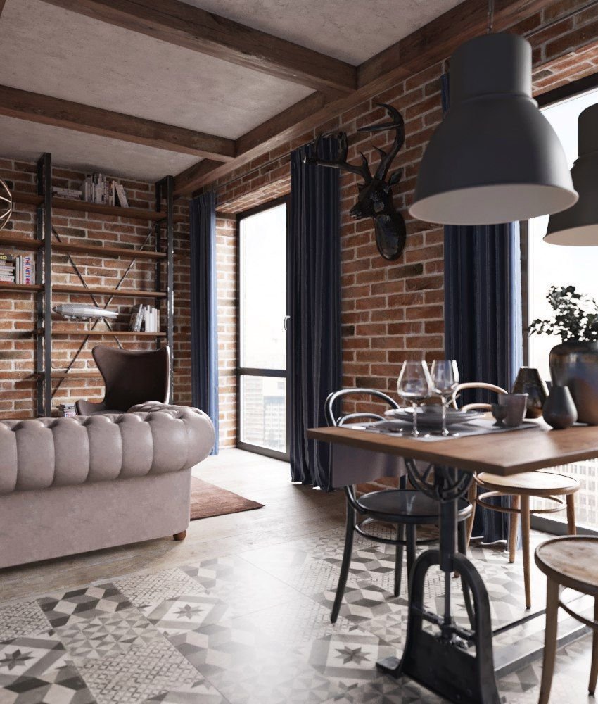 Стиль лофт в интерьере