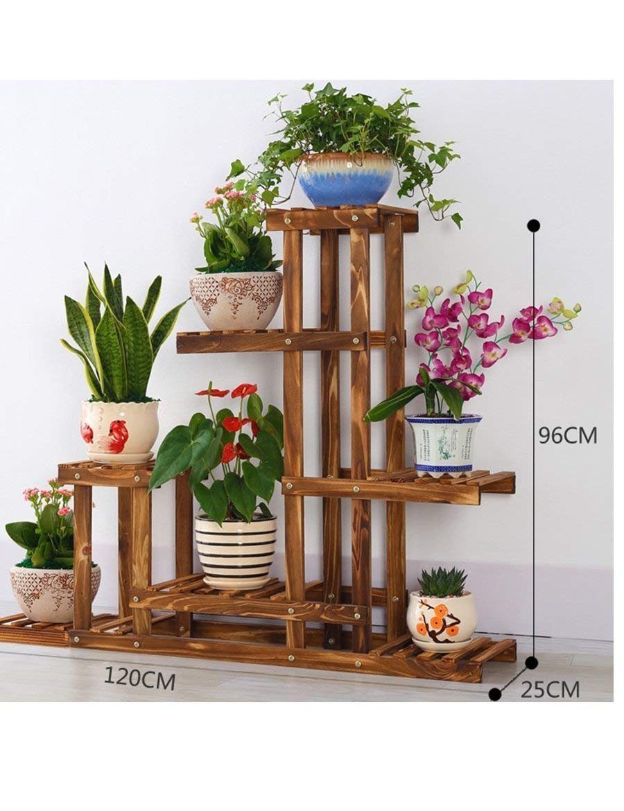 Декоративные полки для цветов из дерева