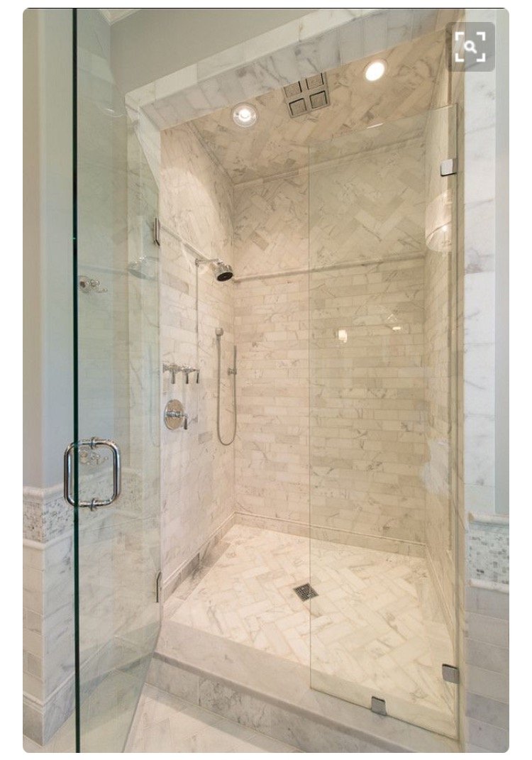 Ванная комната с душем без кабины