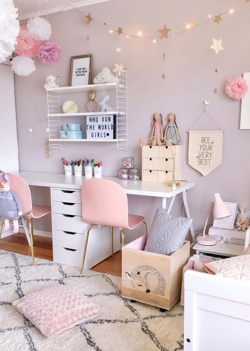 Декор для комнаты девочки