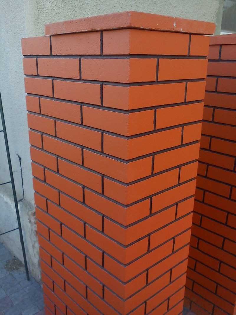 Кирпичный столб в 1.5 кирпича