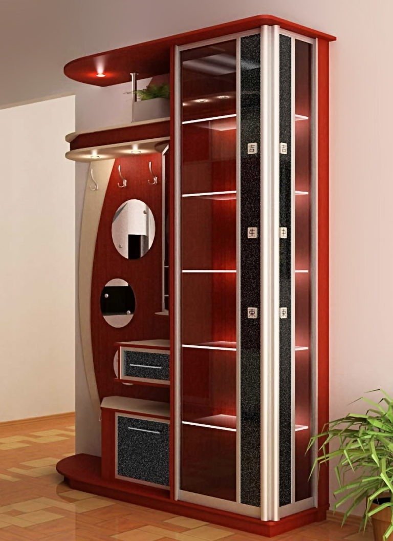 Полка для обуви с дверцами