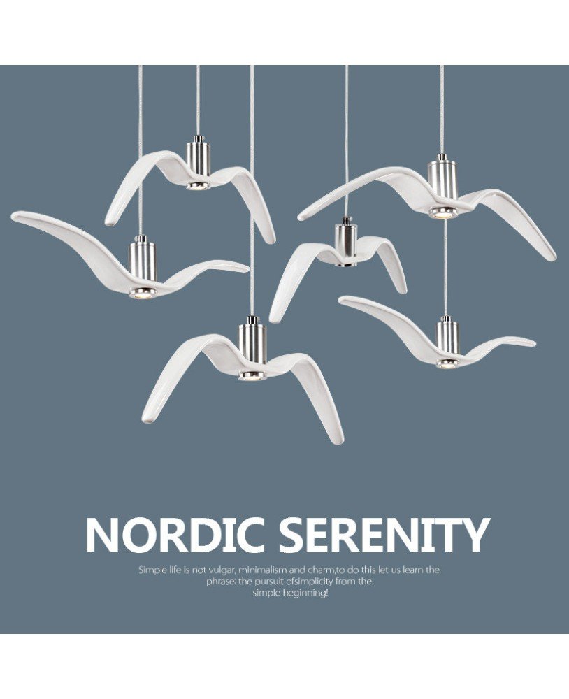 Светильники в виде чаек