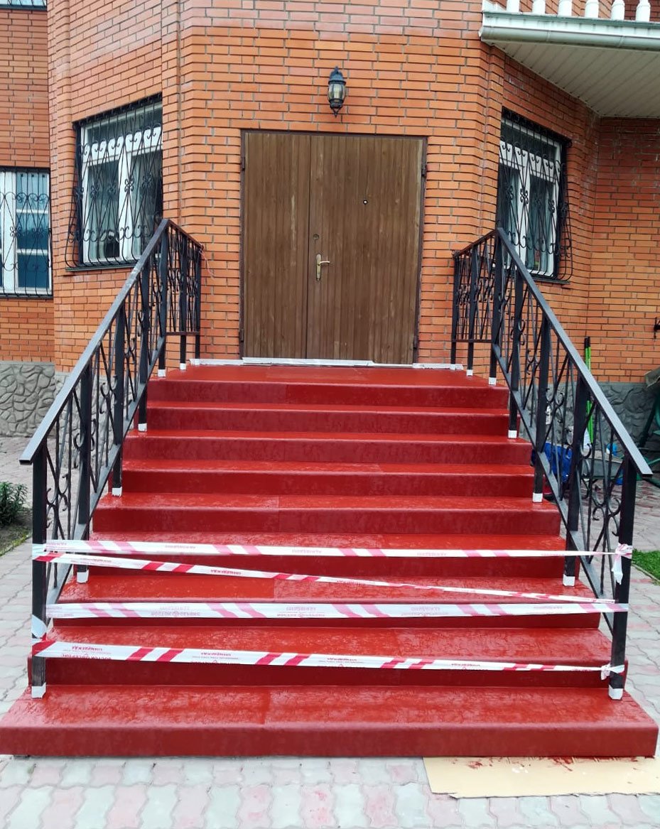 Отделка крыльца в частном