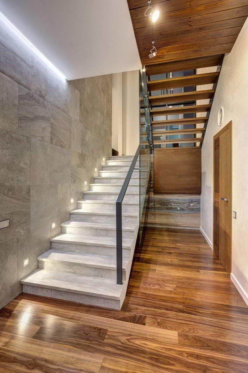 Лестница из ламината Квик степ