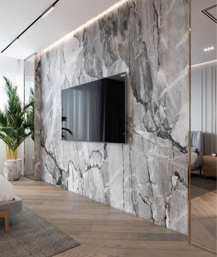 Ванная венецианская штукатурка под мрамор