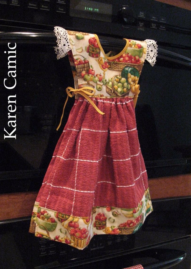 Кухонное полотенце «платье»