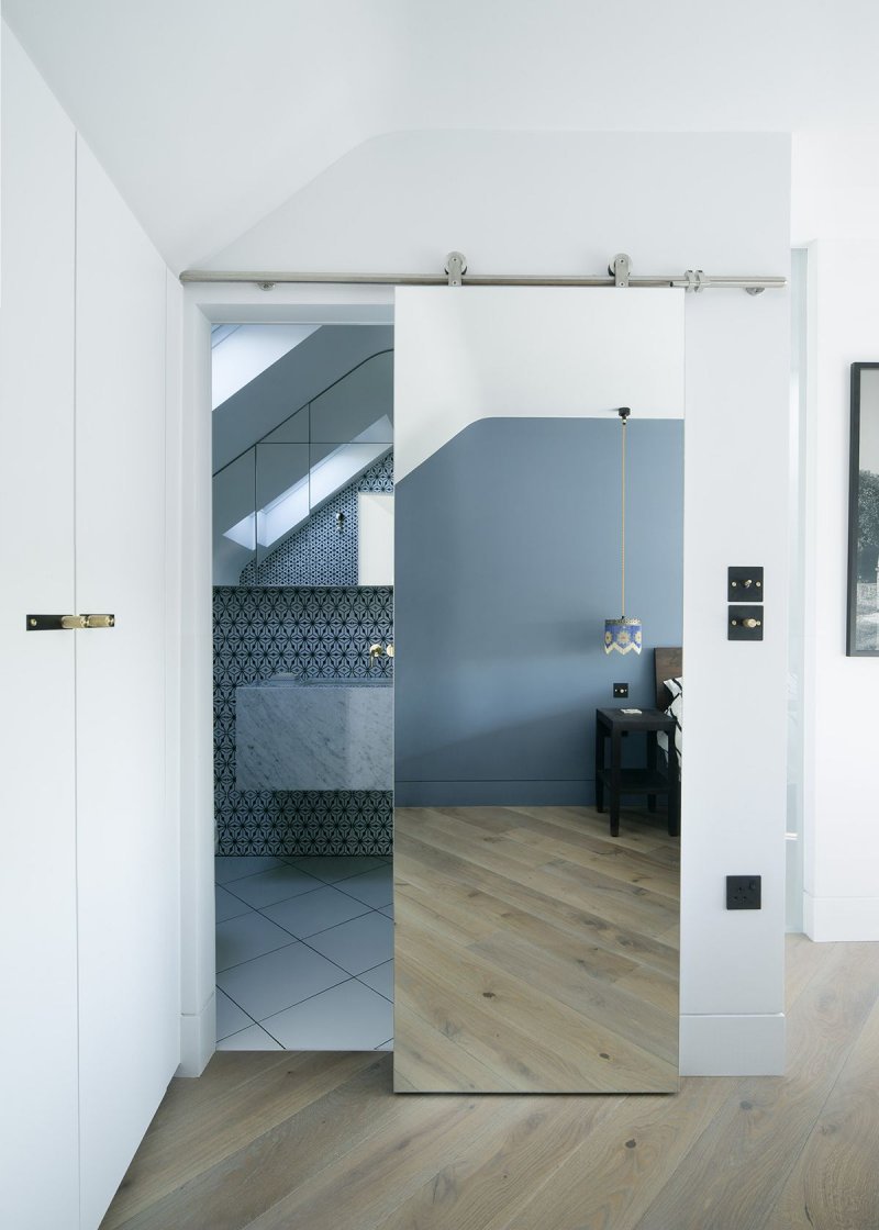 Двери купе в гардеробную