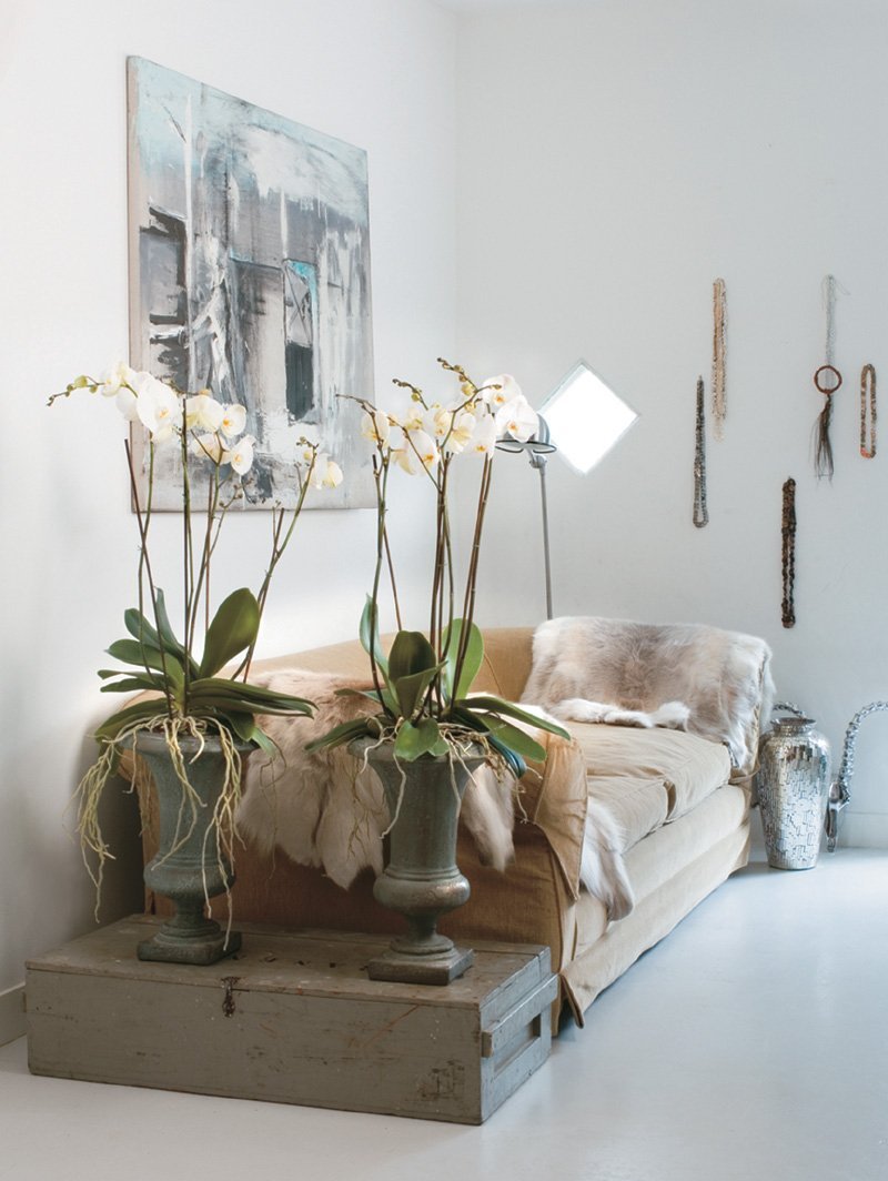 Икебана гиацинт Орхидея