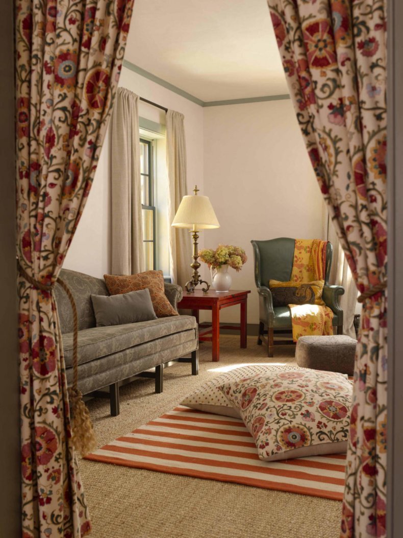 Шторы в английском стиле