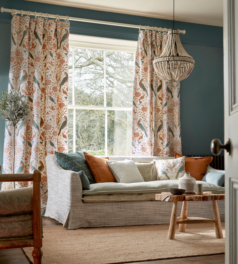 Портьеры в английском стиле