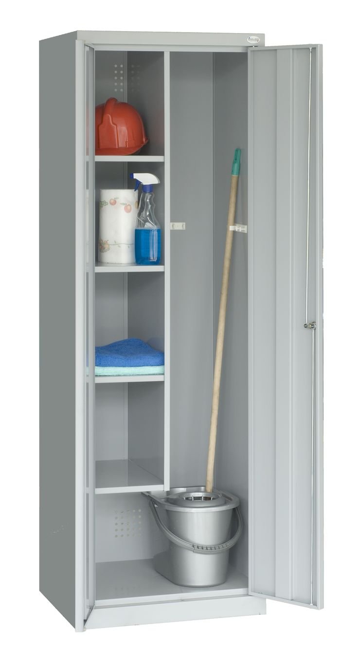 Шкаф для уборочного инвентаря 500*500*1850 шр21п