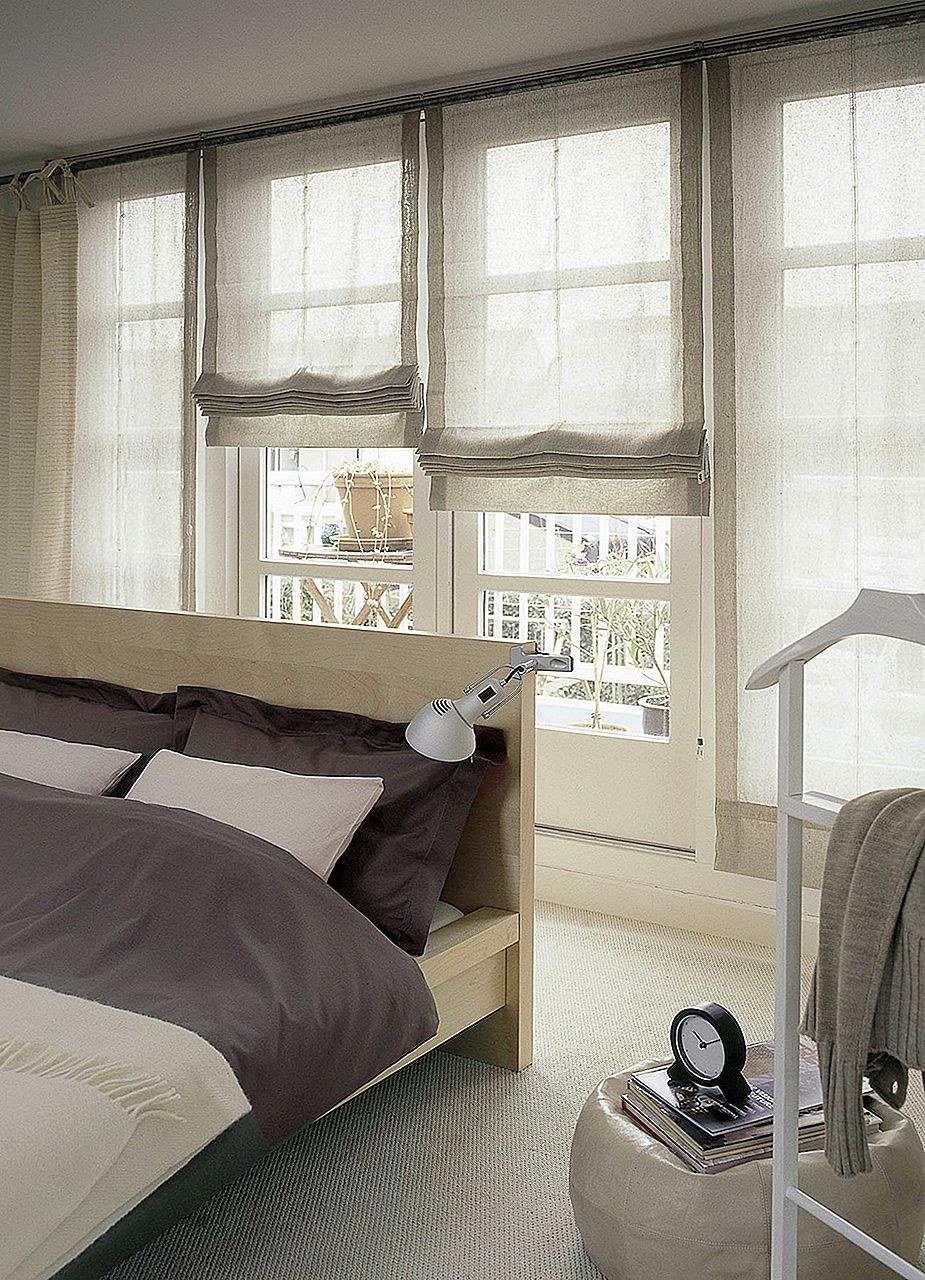 Шторы на окно с балконом