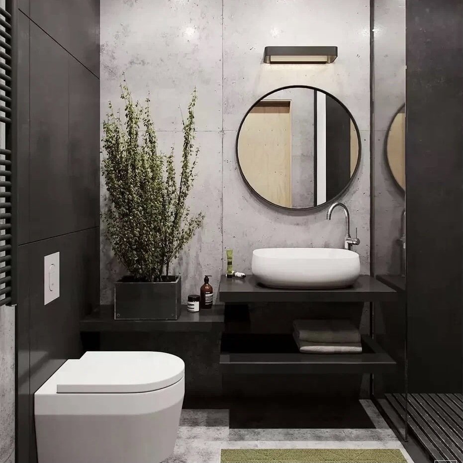 Туалет в стиле Минимализм