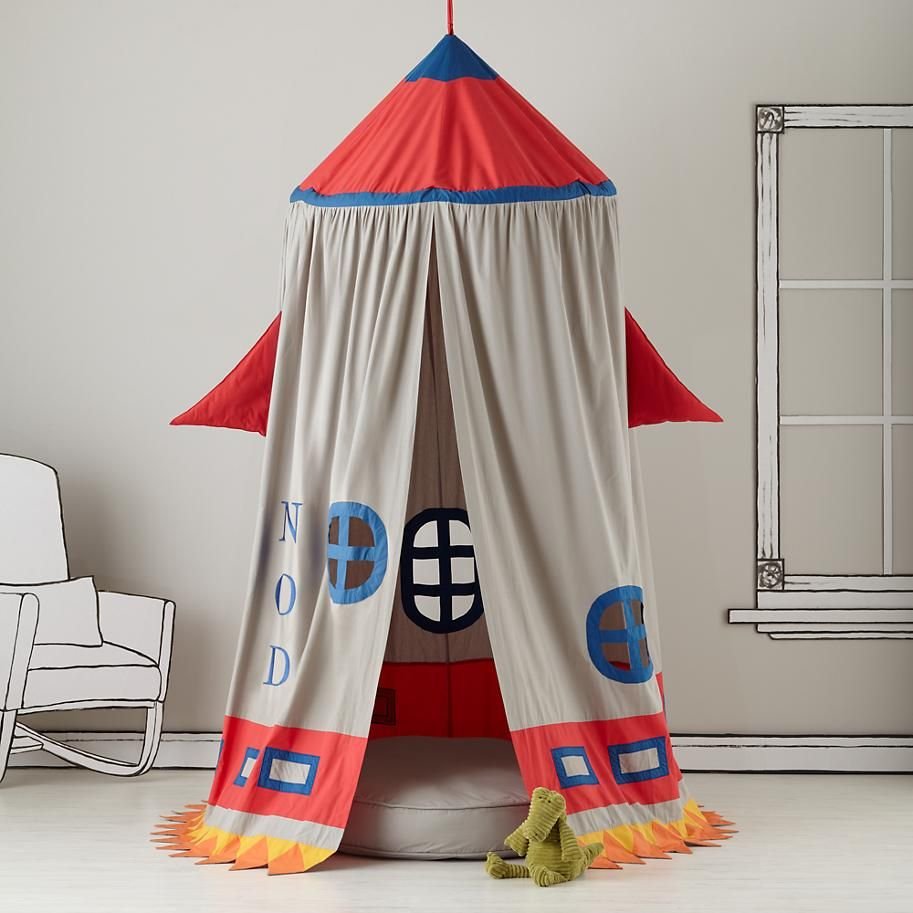Домики палатки для детей ракета